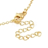 Bohemian Summer Beach Style 18K Gold Plated Shell Shape Initial Pendant Necklaces IL8059-11-3
