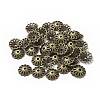 Tibetan Style Bead Caps X-MLF1413Y-NF-1