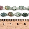 Natural Quartz Crystal & Crazy Agate & Green Spot Jasper & Unakite & Green Strawberry Quartz & Indian Agate Beads Strands G-Z135-A14-6