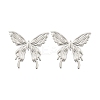 304 Stainless Steel Stud Earrings for Women LS-EJEW-K306-21P-4