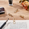 4Pcs Alloy Alligator Hair Clips PHAR-CP0001-31G-3