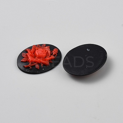 Resin Cabochons CRES-WH0018-02D-1