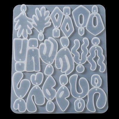 DIY Silicone Irregular Shape Pendant Molds DIY-M047-01A-1