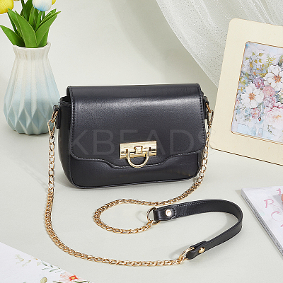 Imitation Leather & Alloy Crossbody Purse Chains FIND-WH20033-034F-LG-1