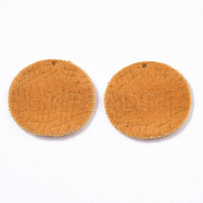 Flocky Alloy Pendants PALLOY-S134-002A-1