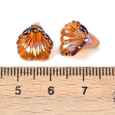 Transparent Acrylic Bead Caps OACR-G054-03N-1
