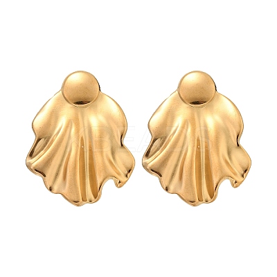 304 Stainless Steel Studs Earrings for Women EJEW-K306-25G-1