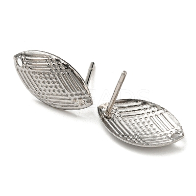 Non-Tarnish 304 Stainless Steel Stud Earring Findings STAS-E197-06P-1