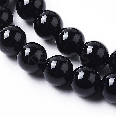 Natural Onyx Beads Strands G-I261-B02-8mm-1