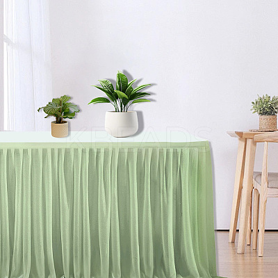 Polyester Table Skirt AJEW-WH20022-20I-1