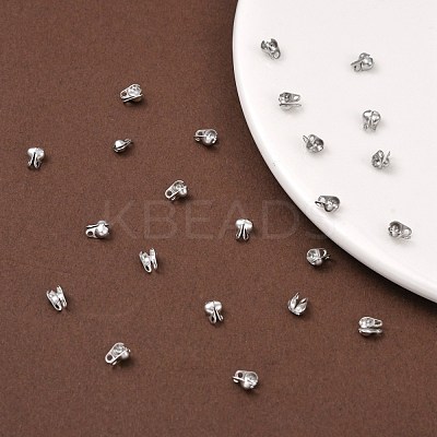Tarnish Resistant 304 Stainless Steel Bead Tips X-STAS-R063-21-1