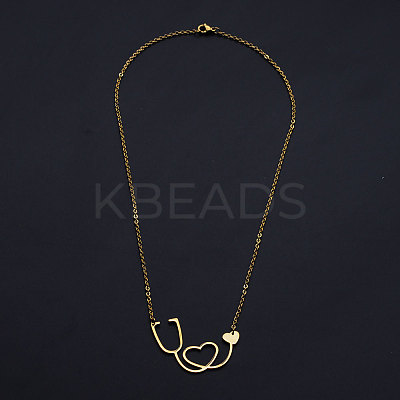 201 Stainless Steel Pendant Necklaces NJEW-S105-JN526-2-1