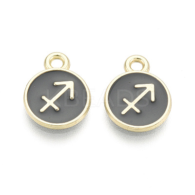 Alloy and Enamel Charms ENAM-T021-28J-1