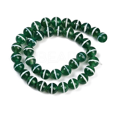 Tibetan Style dZi Beads Strands G-P584-A01-01A-1