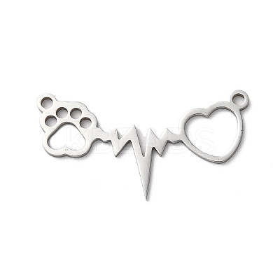 Non-Tarnish 201 Stainless Steel Pendants STAS-D041-01P-1