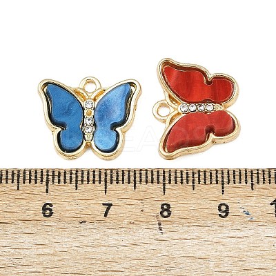 Alloy & Acrylic & Crystal Rhinestone Pendants FIND-G100-06G-1