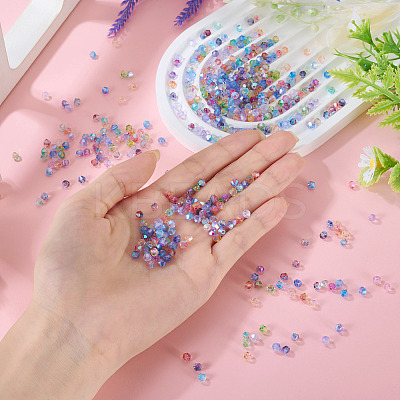 520Pcs Transparent Colours Rainbow Glass Seed Beads GLAA-TA0003-95-1
