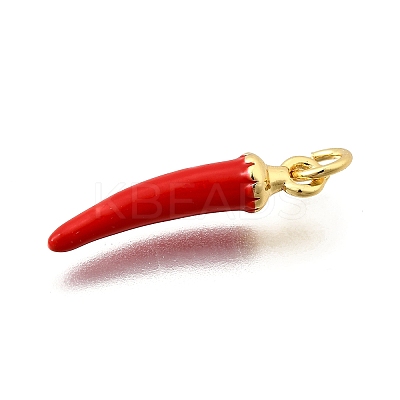 Brass Enamel Pendants KK-F896-01A-G-1
