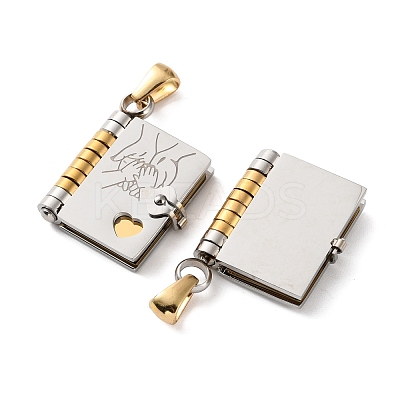 304 Stainless Steel Pendants SA-CBA694E-01GP-03-1