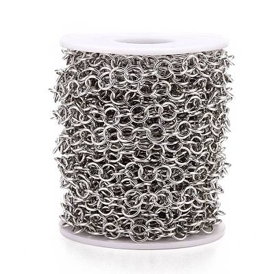 Tarnish Resistant 304 Stainless Steel Rolo Chains CHS-F011-08D-P-1