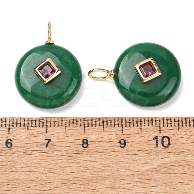 Dyed Natural Malaysia Jade Pendants G-H328-08G-C19-1