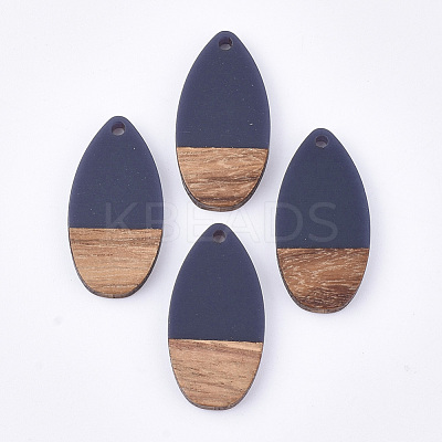 Resin & Walnut Wood Pendants RESI-S358-16J-1