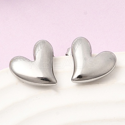 6 Pairs 304 Stainless Steel Stud Earrings EJEW-P340-01P-1