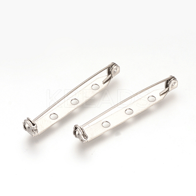 Non-Tarnish 304 Stainless Steel Pin Brooch Back Bar Findings STAS-Q184-04D-1