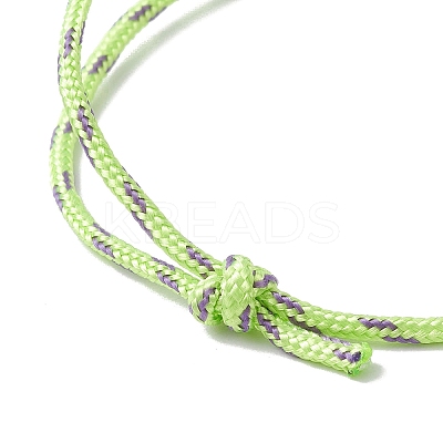 Adjustable Polyester & Spandex Cord Bracelets for Men Women BJEW-JB12092-03-1