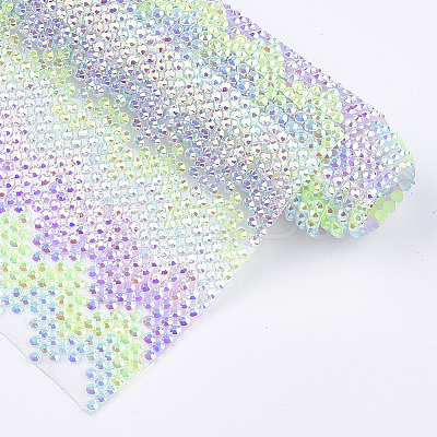 Glitter Hotfix Resin Rhinestone RB-T012-10-1