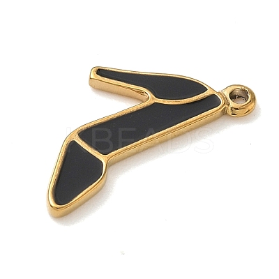 304 Stainless Steel Enamel Pendants STAS-I359-02G-03B-1