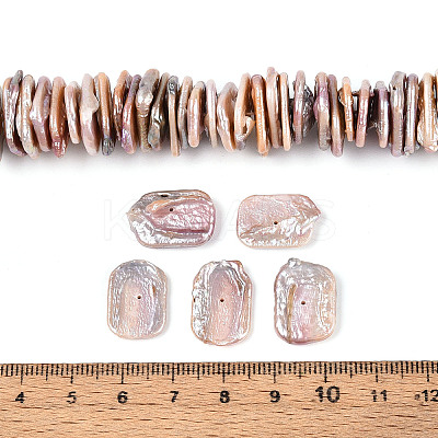 Natural Baroque Keshi Pearl Beads Strands PEAR-S018-05D-01-1