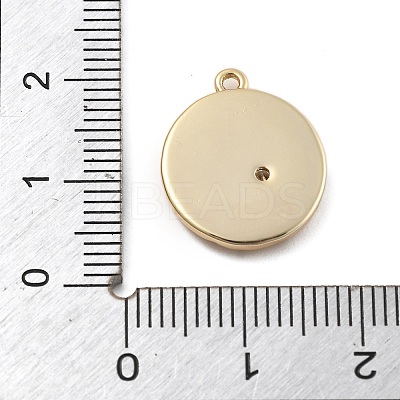 Brass Micro Pave Cubic Zirconia Pendants KK-D283-32G-02-1