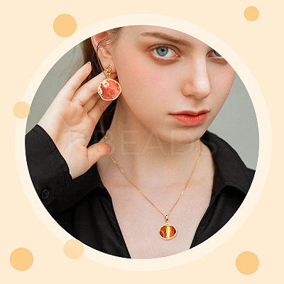 36Pcs 9 Styles Alloy Open Back Bezel Pendants FIND-CA0008-45-1