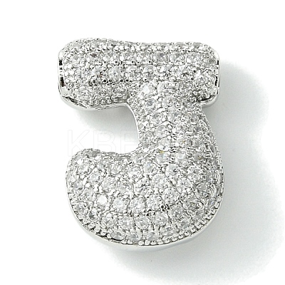 Rack Plating Brass Cubic Zirconia Pendants KK-S378-02P-J-1