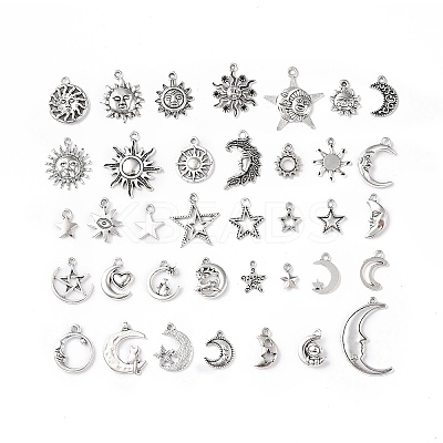 Tibetan Style Alloy Pendants PALLOY-B014-11-1