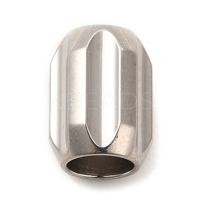 Non-Tarnish 304 Stainless Steel Glazed European Beads STAS-M308-10A-1