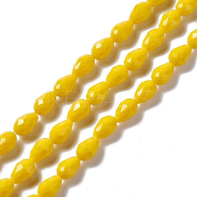 Faceted Glass Beads Strands LS-GLAA-E037-02C-1