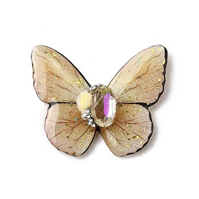 Transparent Epoxy Resin Cabochons RESI-A044-01H-1