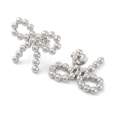 Non-Tarnish 304 Stainless Steel Stud Earrings for Women LS-EJEW-N054-20P-1
