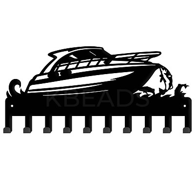 Iron Wall Mounted Hooks Hangers HJEW-WH0018-157-1