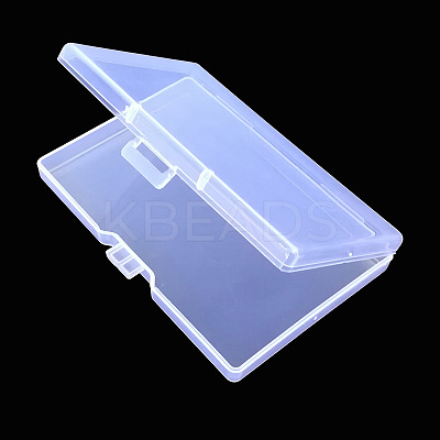 Transparent Plastic Storage Box CON-WH0070-13A-1