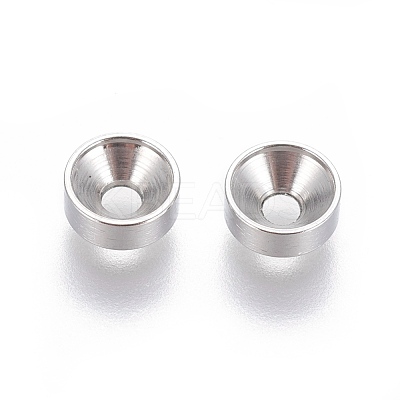 Tarnish Resistant 202 Stainless Steel Rhinestone Cabochon Settings STAS-E464-16P-1