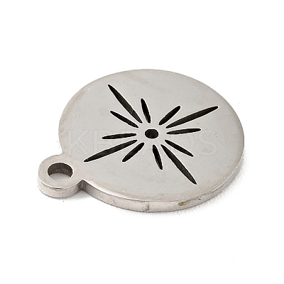 Non-Tarnish 201 Stainless Steel Pendants LS-STAS-E015-07P-1