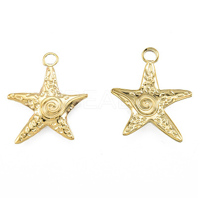 Ion Plating(IP) 201 Stainless Steel Pendants STAS-N098-230LG-1