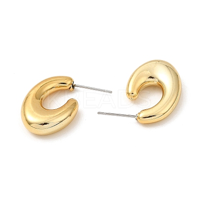 Teardrop Acrylic Stud Earrings EJEW-P251-10A-1
