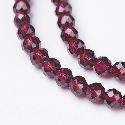 Natural Garnet Beads Strands LS-G-D167-B-2mm-1