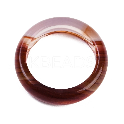 Dyed & Heated Natural Agate Finger Rings for Women RJEW-Z075-02I-1