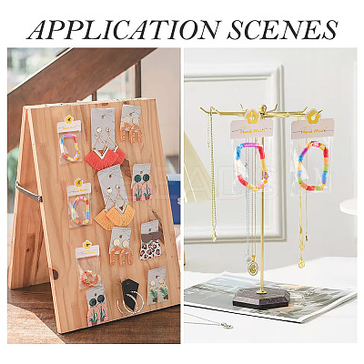 100Pcs Paper Display Card Fashion Jewelry CDIS-TA0001-31C-1