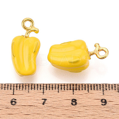 Alloy Enamel Pendants ENAM-N062-05C-G-1